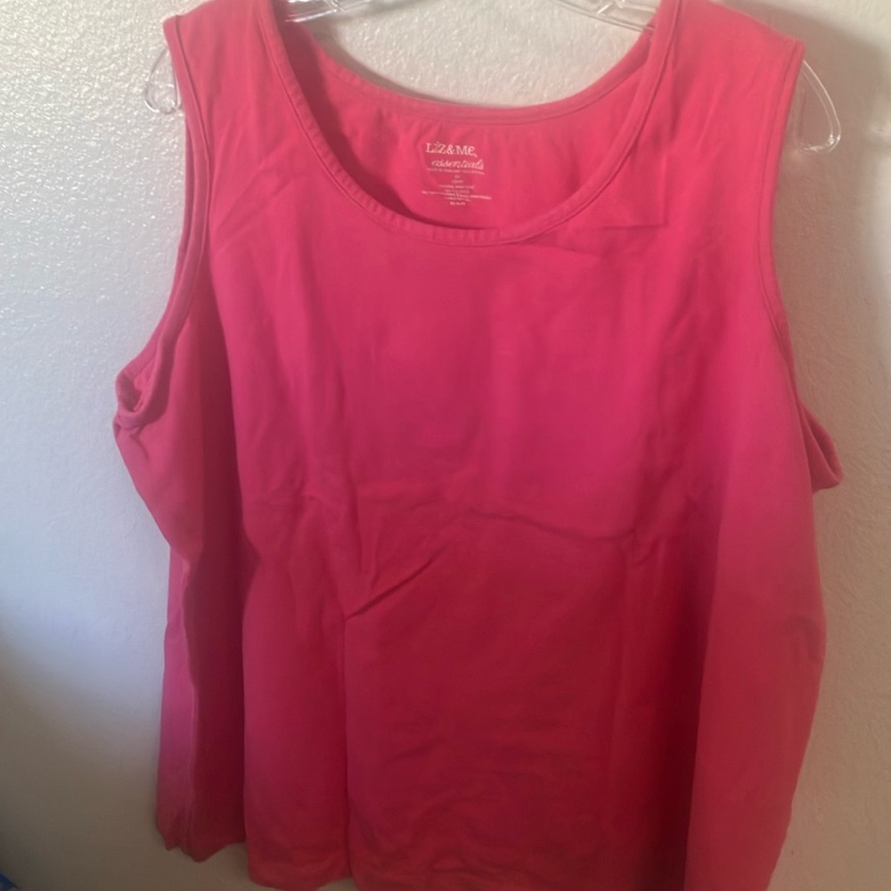 Liz& me tank top 2x